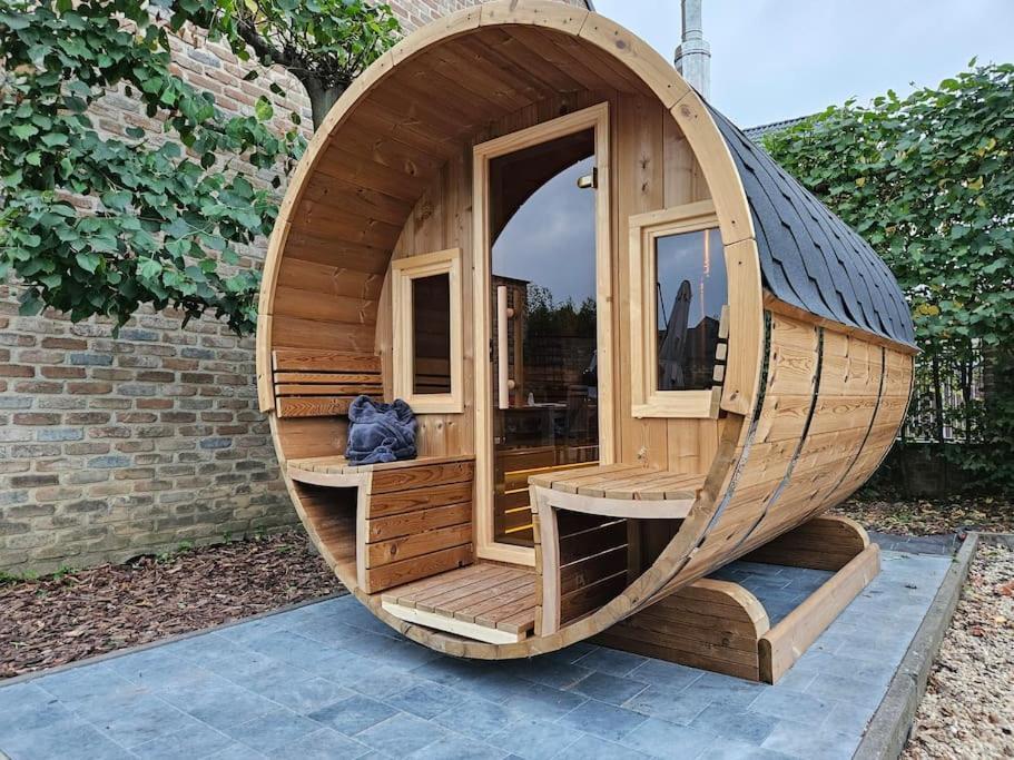 Camper Met Sauna En Zwembad In De Rand Van De Vlaamse Ardennen Hotel Haaltert ภายนอก รูปภาพ